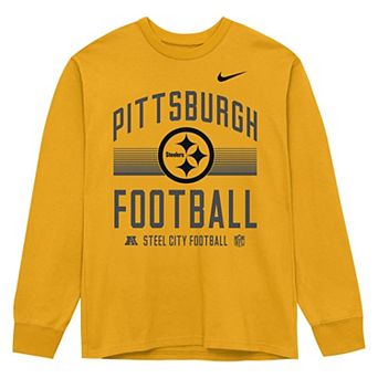 Toddler Nike Gold Pittsburgh Steelers Essential Long Sleeve T-Shirt