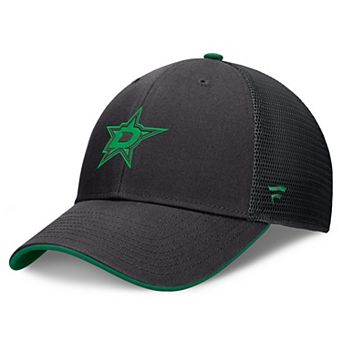 Men's Fanatics Black Dallas Stars Fundamental Limits Trucker Adjustable Hat