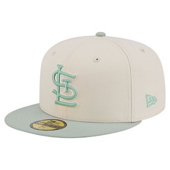 Men's New Era Cream/Green St. Louis Cardinals Color Pack 59FIFTY Fitted Hat