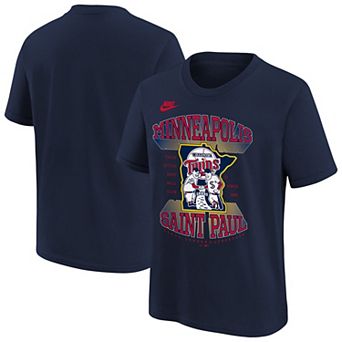 Youth Nike Navy Minnesota Twins Hometown Collection T-Shirt