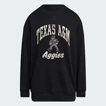 Women's adidas Black Texas A&M Aggies Soft Lux Sweatshirt