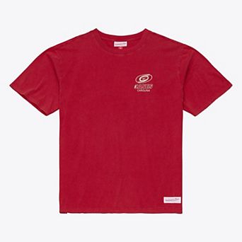 Men's Mitchell & Ness Scarlet Carolina Hurricanes Core Essentials T-Shirt