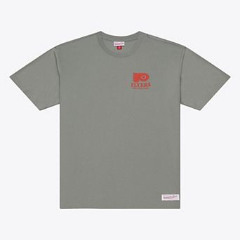 Men's Mitchell & Ness Gray Philadelphia Flyers Core Essentials T-Shirt