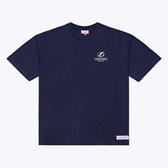 Men's Mitchell & Ness Navy Tampa Bay Lightning Core Essentials T-Shirt