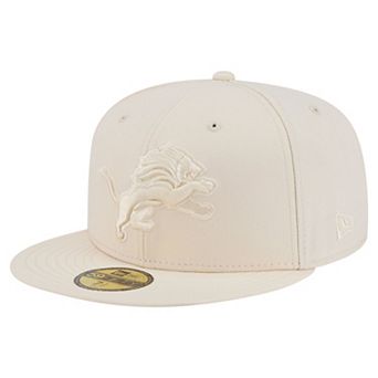 Men's New Era Cream Detroit Lions Color Pack 59FIFTY Fitted Hat