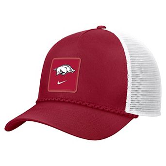 Men's Nike Cardinal Arkansas Razorbacks 2026 On-Field Rope Adjustable Trucker Hat