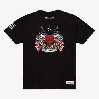Men's Mitchell & Ness Black Chicago Bulls Allegiance T-Shirt