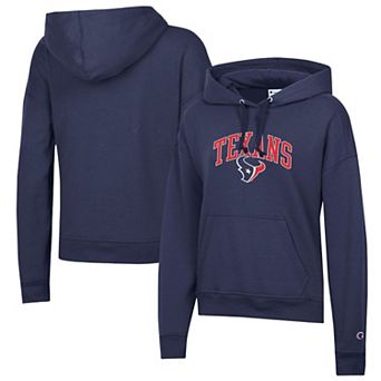 Women's Champion Navy Houston Texans Powerblend Hoodie