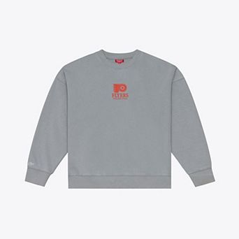 Women's Mitchell & Ness Gray Philadelphia Flyers Core Essentials Sweatshirt