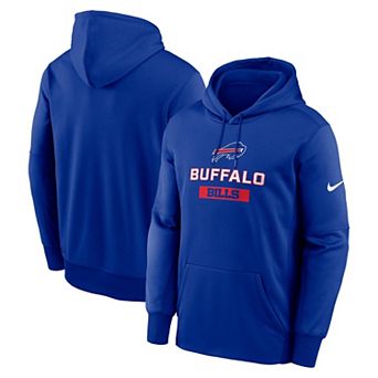 Men's Nike Royal Buffalo Bills Toss Sweep Therma Hoodie