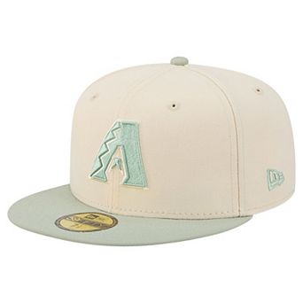 Men's New Era Cream/Green Arizona Diamondbacks Color Pack 59FIFTY Fitted Hat