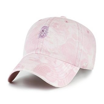 Women's '47 Pink Seattle Mariners Gardenia Clean Up Adjustable Hat