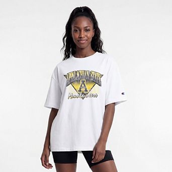 Women's Champion White Appalachian State Mountaineers Retro Oversized T-Shirt