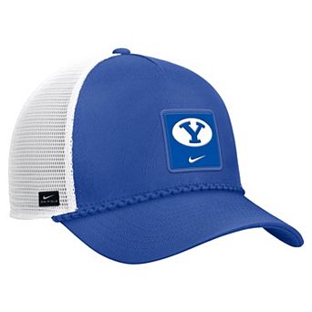 Men's Nike Royal BYU Cougars 2026 On-Field Rope Adjustable Trucker Hat