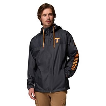 Men's Columbia Gray Tennessee Volunteers Flash Challenger II Full-Zip Windbreaker