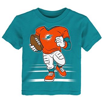 Toddler Outerstuff Aqua Miami Dolphins Game Fit T-Shirt