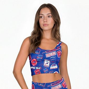 Women's Concepts Sport Royal Buffalo Bills Grady Allover Print Bralette