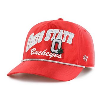 Women's '47 Red Ohio State Buckeyes Glitter Hitch Adjustable Hat
