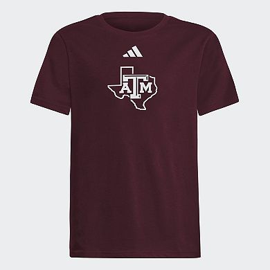 Youth adidas Maroon Texas A&M Aggies Fresh T-Shirt
