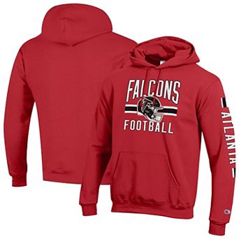 Men's Champion Red Atlanta Falcons Powerblend Hoodie