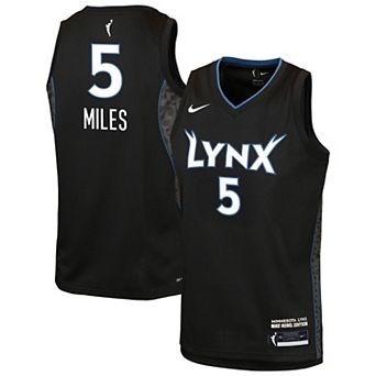 Youth Nike Olivia Miles Black Minnesota Lynx Victory Jersey - Rebel Edition