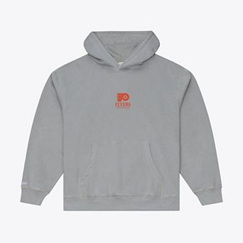 Men's Mitchell & Ness Gray Philadelphia Flyers Core Essentials Hoodie