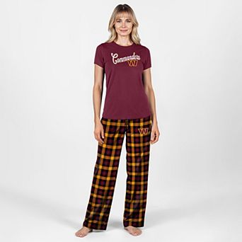 Women's Concepts Sport Burgundy Washington Commanders Highland Sleep Set