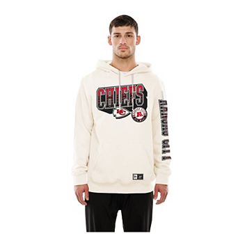 Men's New Era Cream Kansas City Chiefs Dune Dust Hoodie