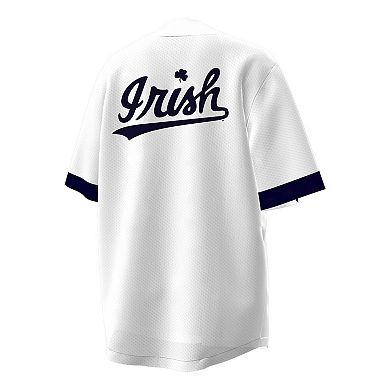 Women's Under Armour White Notre Dame Fighting Irish Baseball Jersey