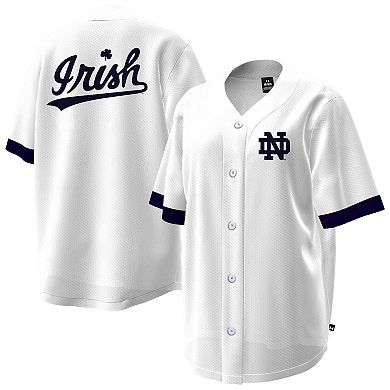 Women's Under Armour White Notre Dame Fighting Irish Baseball Jersey