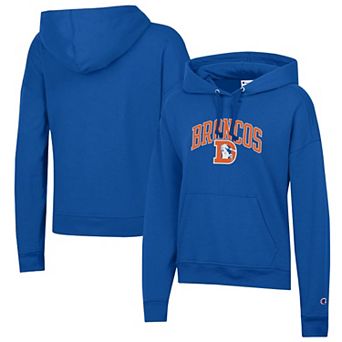 Women's Champion Royal Denver Broncos Powerblend Hoodie