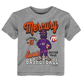 Toddler Mitchell & Ness Gray Phoenix Mercury That Girl T-Shirt
