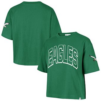 Women's '47 Kelly Green Philadelphia Eagles Call Out Reed City T-Shirt