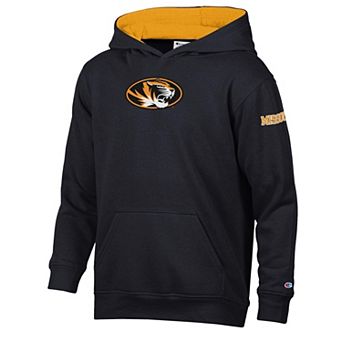 Youth Champion Black/Gold Missouri Tigers Volume Fleece Hoodie