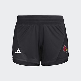 Women's adidas Black Louisville Cardinals D4T Woven Training Shorts
