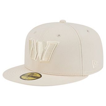 Men's New Era Cream Washington Commanders Color Pack 59FIFTY Fitted Hat