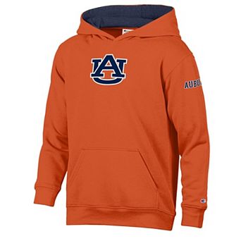 Youth Champion Orange/Navy Auburn Tigers Volume Fleece Hoodie