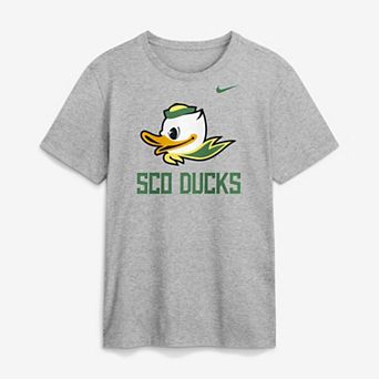 Men's Nike Gray Oregon Ducks Primetime Logo Mantra T-Shirt
