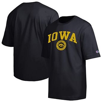 Men's Champion Black Iowa Hawkeyes Scholar All-Star T-Shirt
