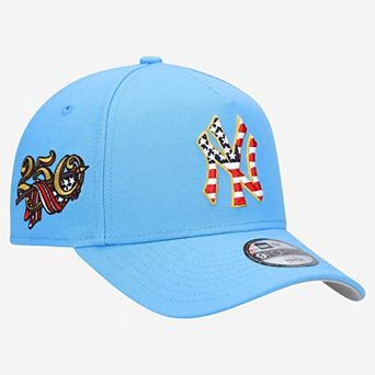 Youth New Era Light Blue New York Yankees Celebrate America's 250th 9FORTY A-Frame Adjustable Hat
