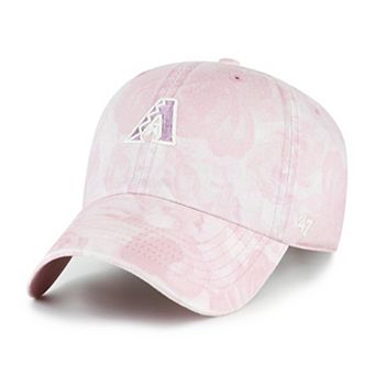 Women's '47 Pink Arizona Diamondbacks Gardenia Clean Up Adjustable Hat