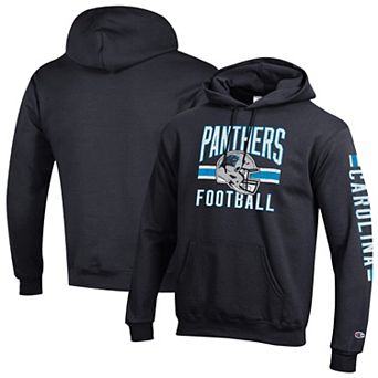 Men's Champion Black Carolina Panthers Powerblend Hoodie