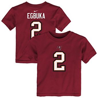 Toddler Nike Emeka Egbuka Red Tampa Bay Buccaneers Player Name & Number T-Shirt