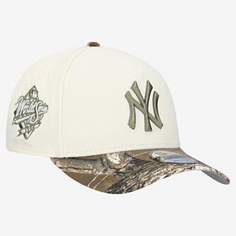 Men's New Era Khaki/Realtree Camo New York Yankees 9FORTY A-Frame Adjustable Hat