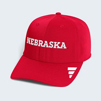 Men's adidas Scarlet Nebraska Huskers 2026 Sideline Slouch Adjustable Hat