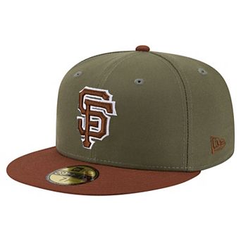 Men's New Era Olive/Brown San Francisco Giants Color Pack 59FIFTY Fitted Hat
