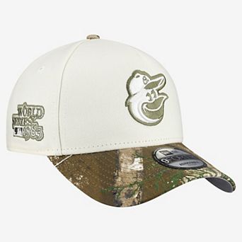 Men's New Era Khaki/Realtree Camo Baltimore Orioles 9FORTY A-Frame Adjustable Hat