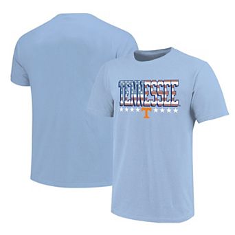 Youth Light Blue Tennessee Volunteers Americana Flag T-Shirt