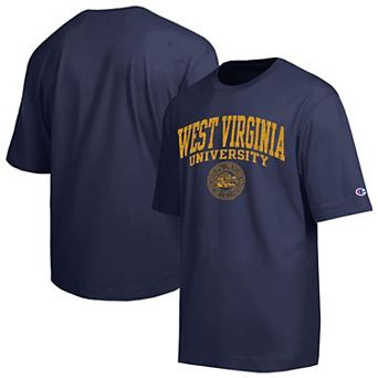 Men's Champion Navy West Virginia Mountaineers Scholar All-Star T-Shirt