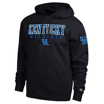 Men's Champion Black Kentucky Wildcats Contrast Hoodie